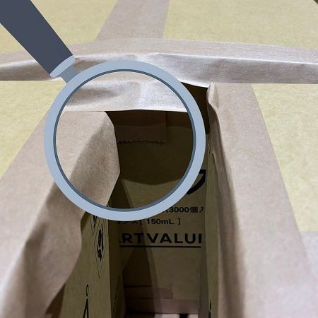Carton seal opening after overnight storage when using standard kraft paper tape
